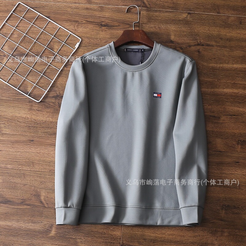 Tommy hilfiger/汤米 2025秋冬新品男女情侣款休闲刺绣简约毛圈卫|undefined