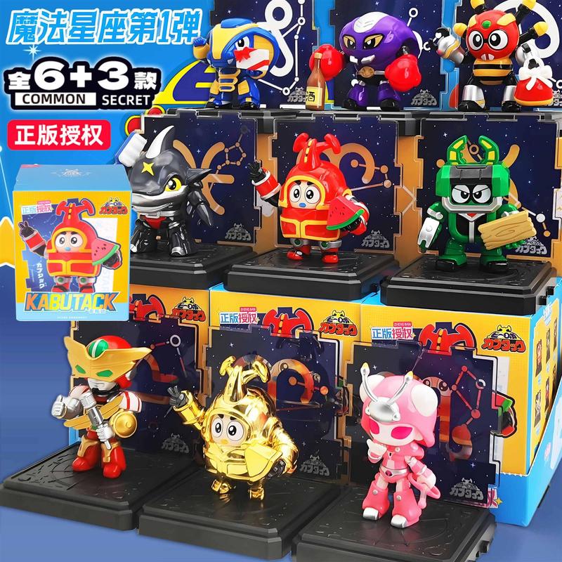 正版铁甲小宝魔法星座场景盲盒摆件手办卡布达鲨鱼辣椒模型玩具|undefined