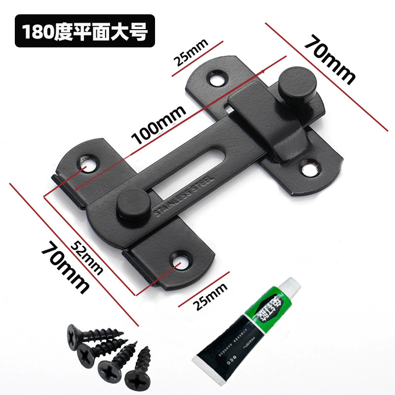 アマゾンロックステンレス製ラッチ盗難防止ドアラッチペットケージドアロック90度直角バックル|undefined