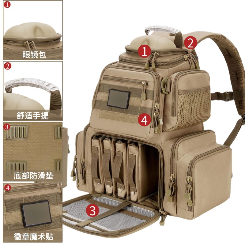 Nuevos productos personalizados Deportes al aire libre Mochila multifunción de viaje Mochila de montañismo Luya Mochila táctica de montañismo para hombres