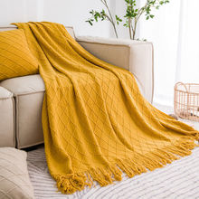 沙发毯ins毯子名宿床尾巾针织盖毯午睡空调保暖四季柔软盖腿