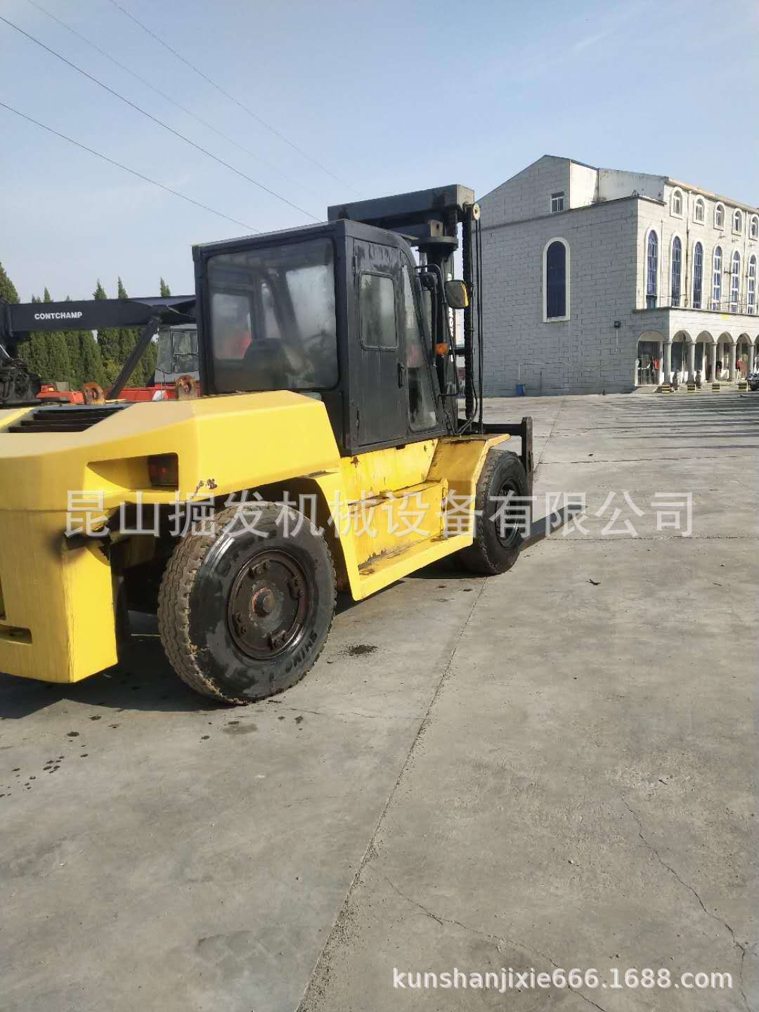 二手出售现货小松16t叉车 komatsu 带侧移器 上海