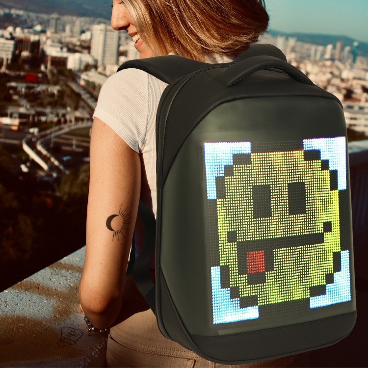 Mochila con Pantalla LED de Alta Definición, Luminosa para Publicidad