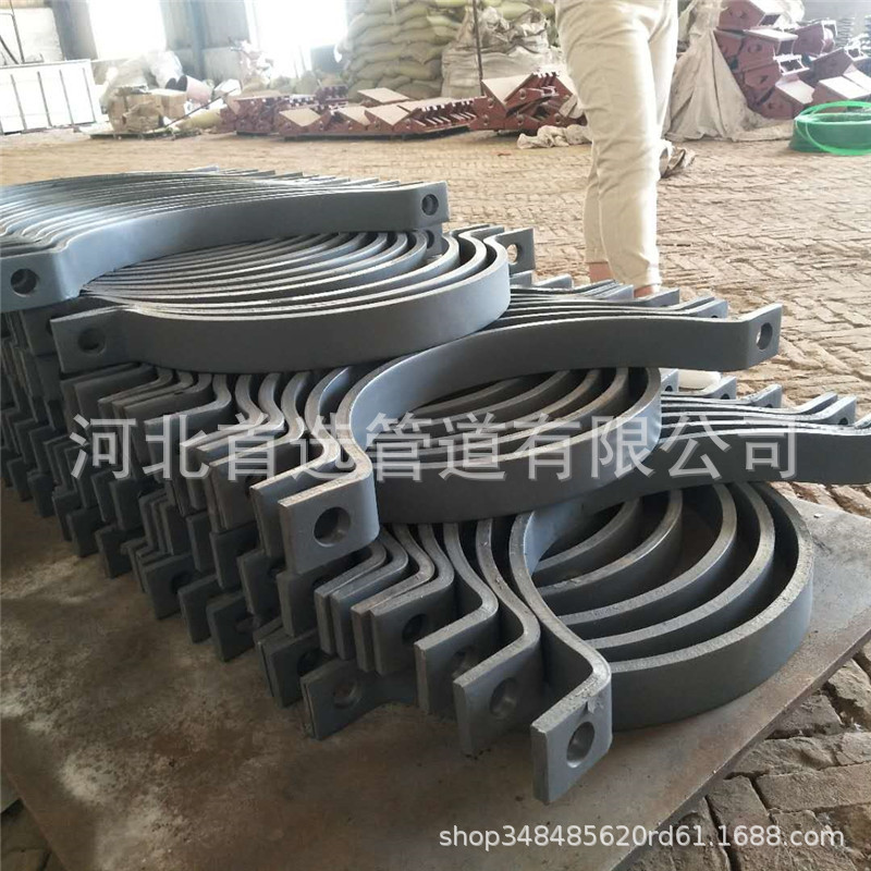 基准型双螺栓管夹 双孔管夹