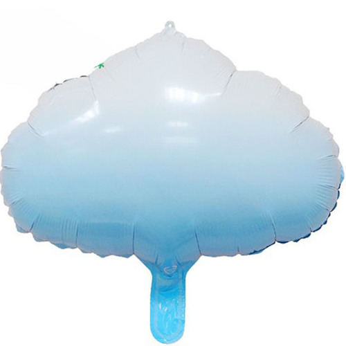 ins32 inch white digital daisy birthday decoration men's party theme arrangement clouds smiley face decoration balloons