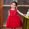 Small princess costume, girl's skirt, dress, special occasion clothing, for catwalk