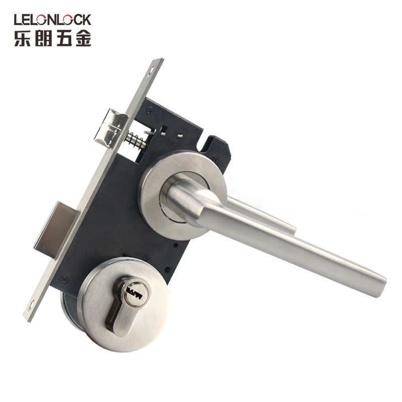 Cerradura de puerta de dormitorio interior 5072 mortaja puerta de madera split Lock luz cerradura de puerta de lujo simple manija de la puerta cerradura mecánica