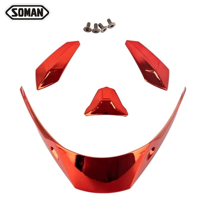 Dəbilqə (Kaska) aksesuarları Wing, Compatible with Soman-X8 - red-flame-red