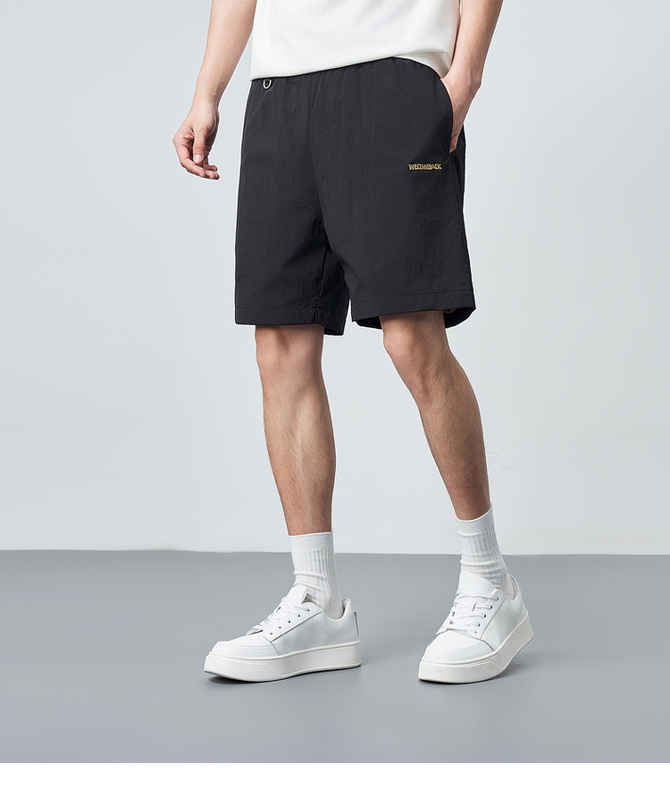 Fluorescent Color Embroidered Shorts 10