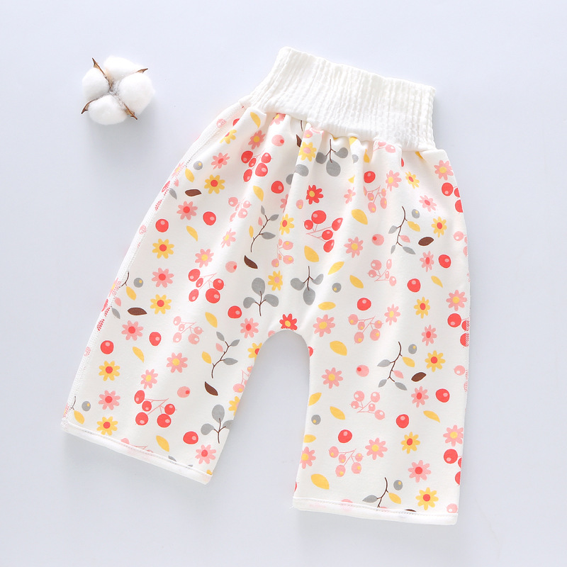 Cross-border Baby Cotton Diaper Skirt Waterproof No Leakage Training Pants Baby Young Boys And Girls Night Urine Washable Diapers Wholesale