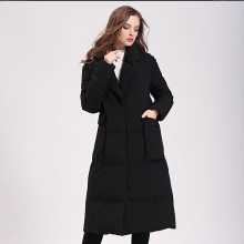 鹅绒羽绒服女长款过膝2025年冬季新款加厚清仓处理羽绒服保暖大衣