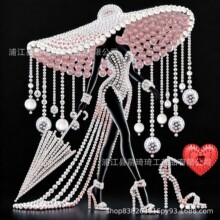 1pc30*30cmDIYʱ�м�������������5D��ʯ�滭��װ,�޿�����װ�λ�