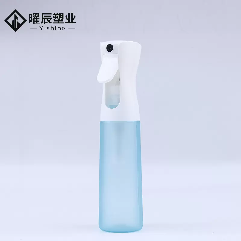 300ml白色持续喷雾 按压式酒精消毒瓶 浇花高压喷雾瓶