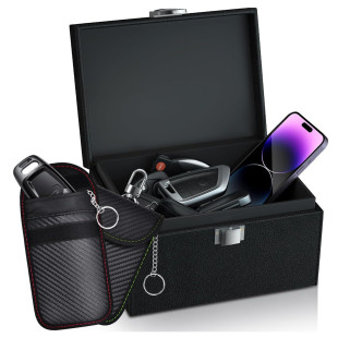 New Foreign Trade Cross-border Car Key Protection Box RFID Signal Shielding Box Car Key Signal Shielding Anti-theft Box