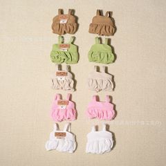 新款17cm搪胶玩具背带裤衣服挂件娃娃毛绒玩偶公仔替换服饰