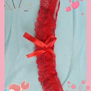Lace leg ring sexy hot thigh ring cute bow Japanese soft sister sexy leg ring collar a generation of hair