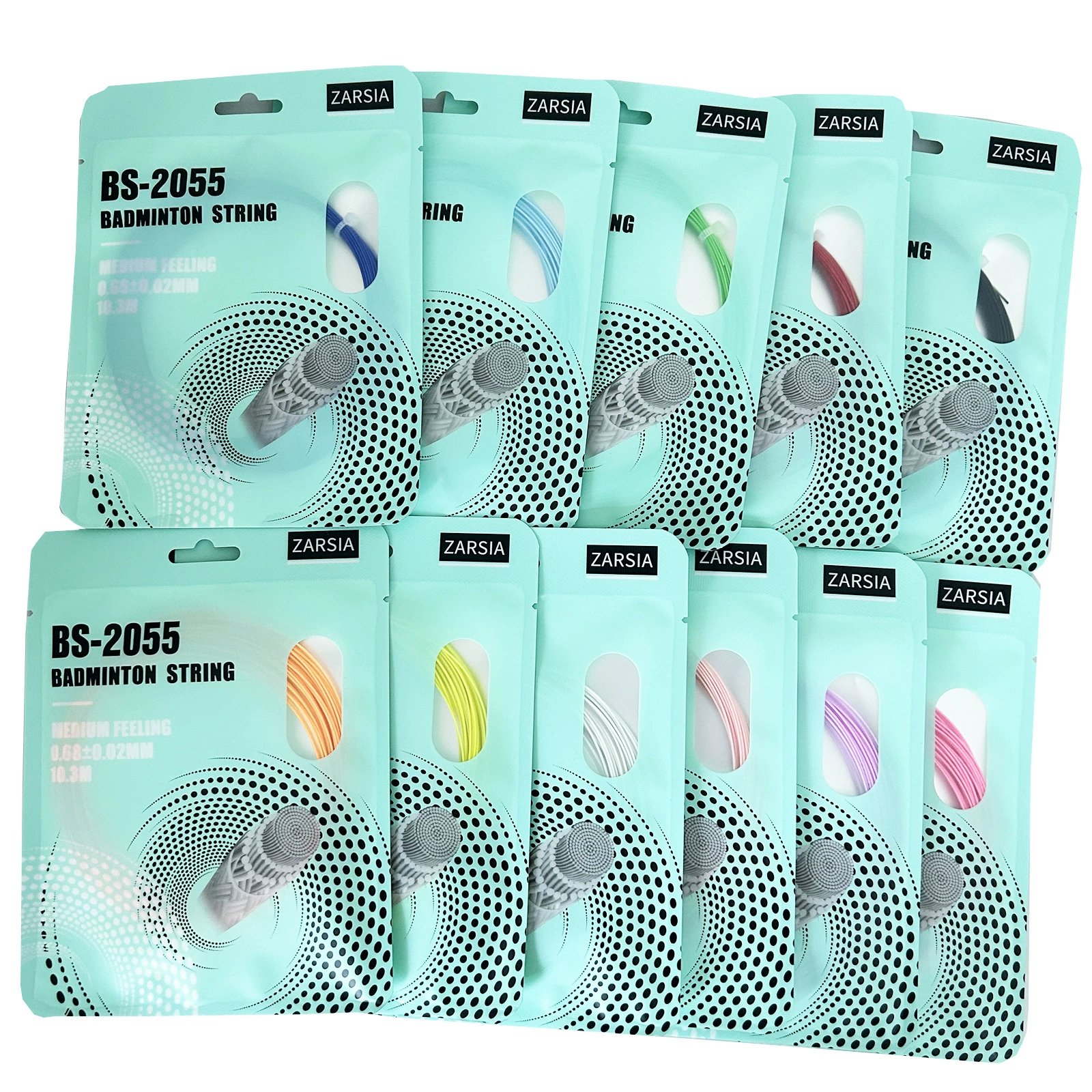 ZARSIA BS-2055 линия для бадминтона 0,70 мм для начинающих ракеток для бадминтона