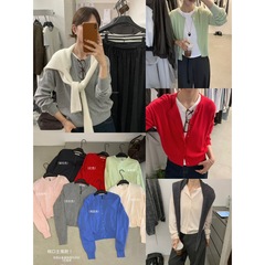 【MISS密思家正品店】简约圆领百搭羊毛针织开衫(含10%羊毛)2251