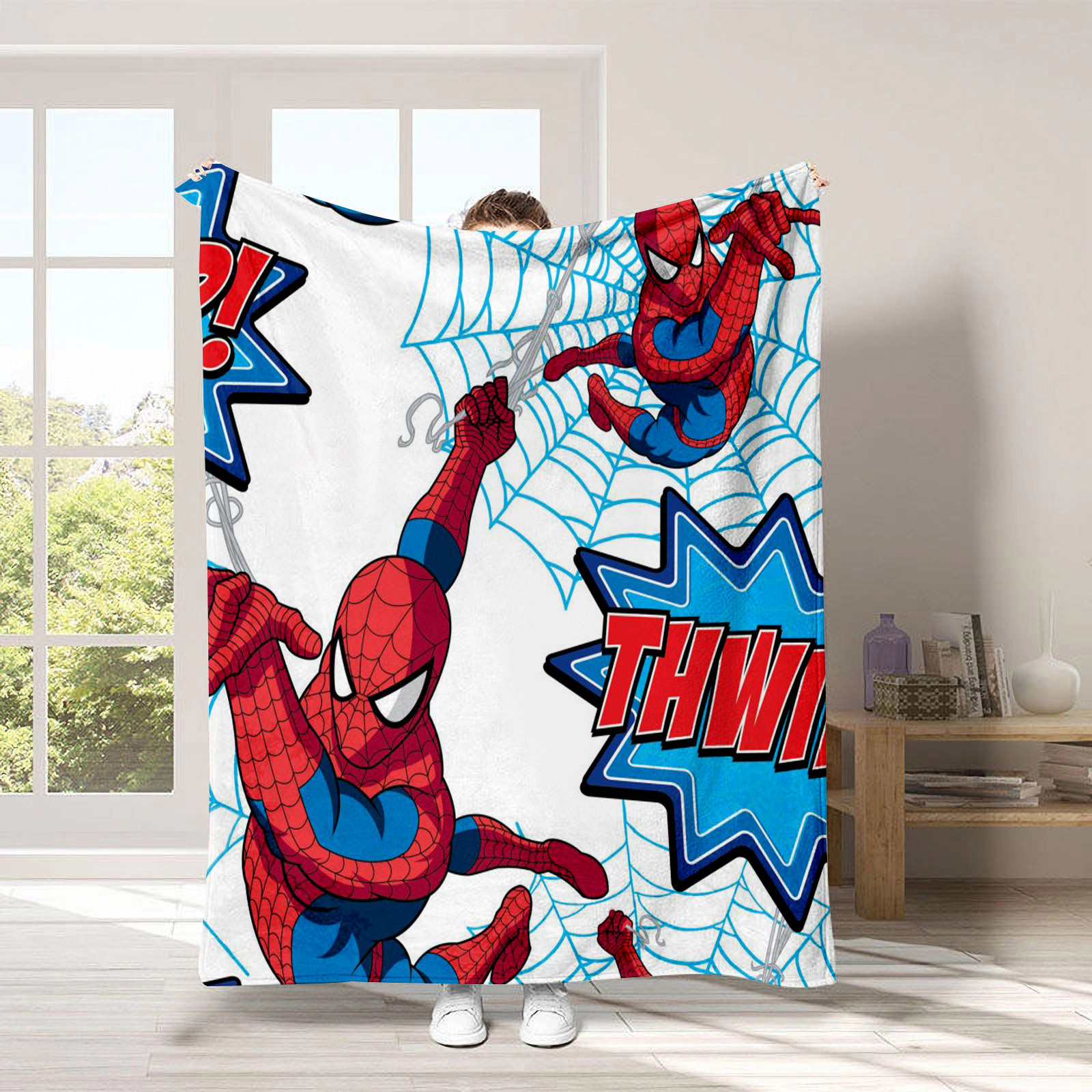Nuevos productos Spider-Man - Marvel Avengers mantas sofá acondicionado mantas engrosadas mantas impresas fabricantes