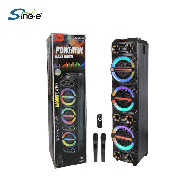Sing-e ZQS8315 Square Dance Big Sound High Power Volume Performance Singing Bluetooth Outdoor Speaker K Song Sing-e ZQS8315 Square Dance Big Sound High Power Volume Performance Singing Bluetooth Outdoor Speaker K Song