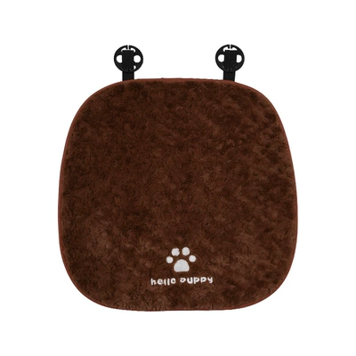Blue Rain Car Seat Cushion Cute Puppy Car Seat Cover Thickened Creative Comfortable Car Interior Decoration Seat Cushion (Seat cushion, seat cover) - rabbit-fur-sanding-puppy-cushion-khachi-front-row