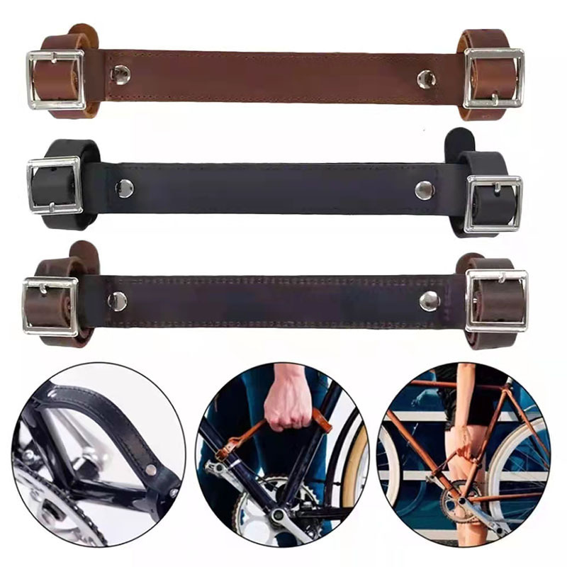Outdoor sports bicycle labor-saving cowhide handle folding bicycle portable belt mountain bike lifting handle