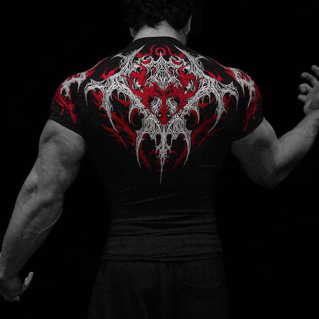 Breathedivinity Venom Purgatory Quick-Dry Short-Sleeve Fitness Sports Shapewear Compression Shirt For Men And Women 008_viptrois.com