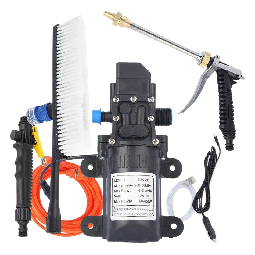 Автомобильная мойка высокого давления 12В, портативный насос для мойки автомобилей с пистолетом-распылителем для использования в автомобиле