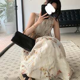 瀚蒂森慕 植物印染 苎麻系列 宽松防晒衬衫+收腰设计感连衣裙显瘦