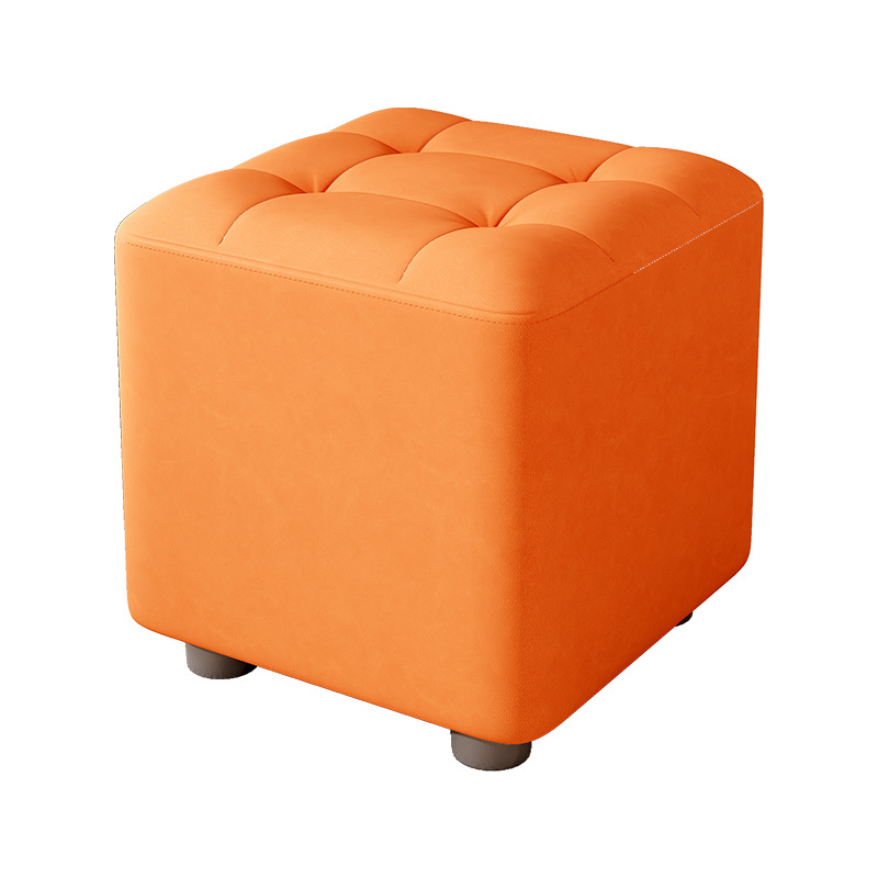 Taburete pequeño, taburete bajo para el hogar, taburete de salón, taburete de sofá, taburete simple, muelle de asiento, paquete suave, taburete de cambio de zapatos pequeño