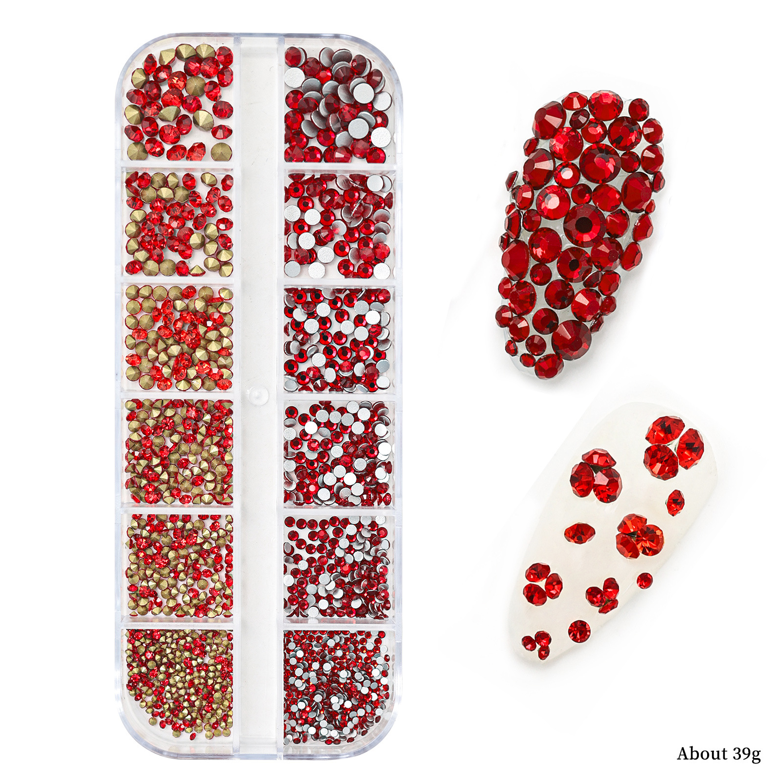 큰 빨간색과 혼합 평평한 바닥 뾰족한 바닥 09 #