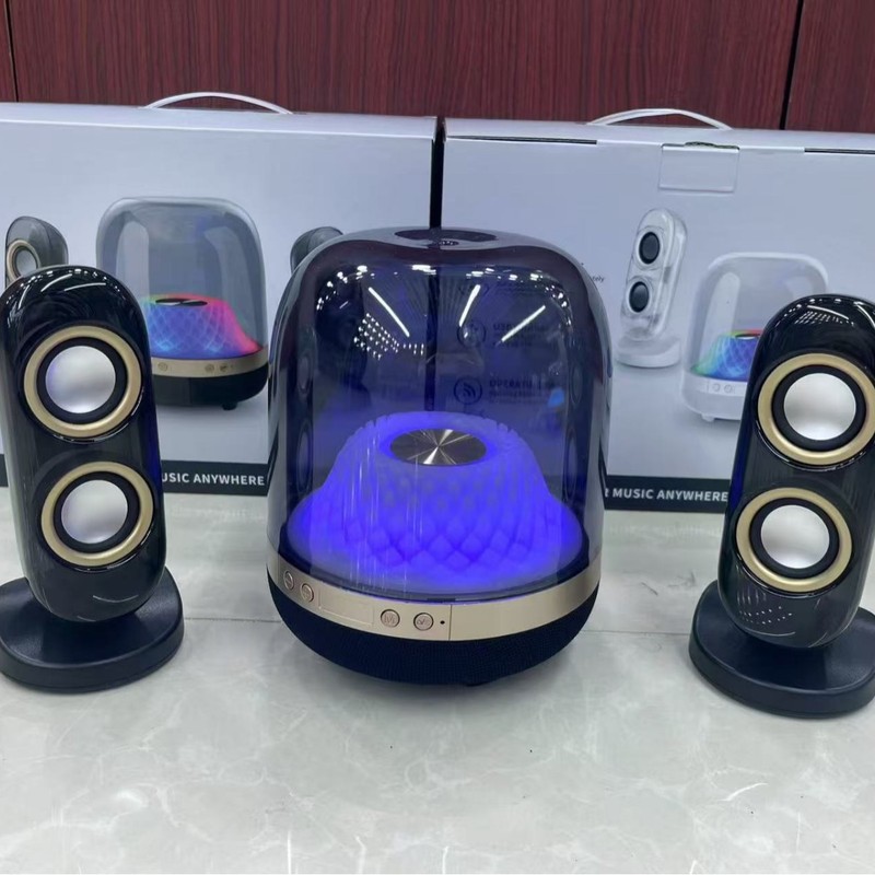 LP98 ハーマンガラス同型ワイヤレス Bluetooth スピーカー卓上照明コンピュータサブウーファー屋外ポータブルスピーカー|undefined