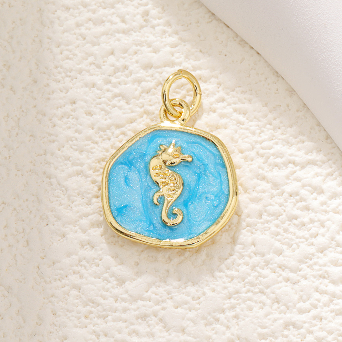 3g Weight Pendant Jewelry Making Type 18*9.3mm Jewelry Making Size DIY Jewelry Accessories Classification 1 Piece Quantity Copper Material Conch, Rudder Pattern Polished Finish Enamel Design Marine Style Style 1 Piece 18*9.3mm Copper Conch Rudder Polished Pendant 12