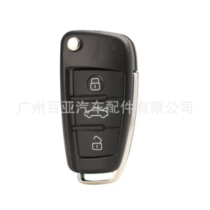 Suitable for Audi 3-Key A3 A4 Q5 Q6L Q 30% off Stack Remote Control Car Key Shell Replacement Shell