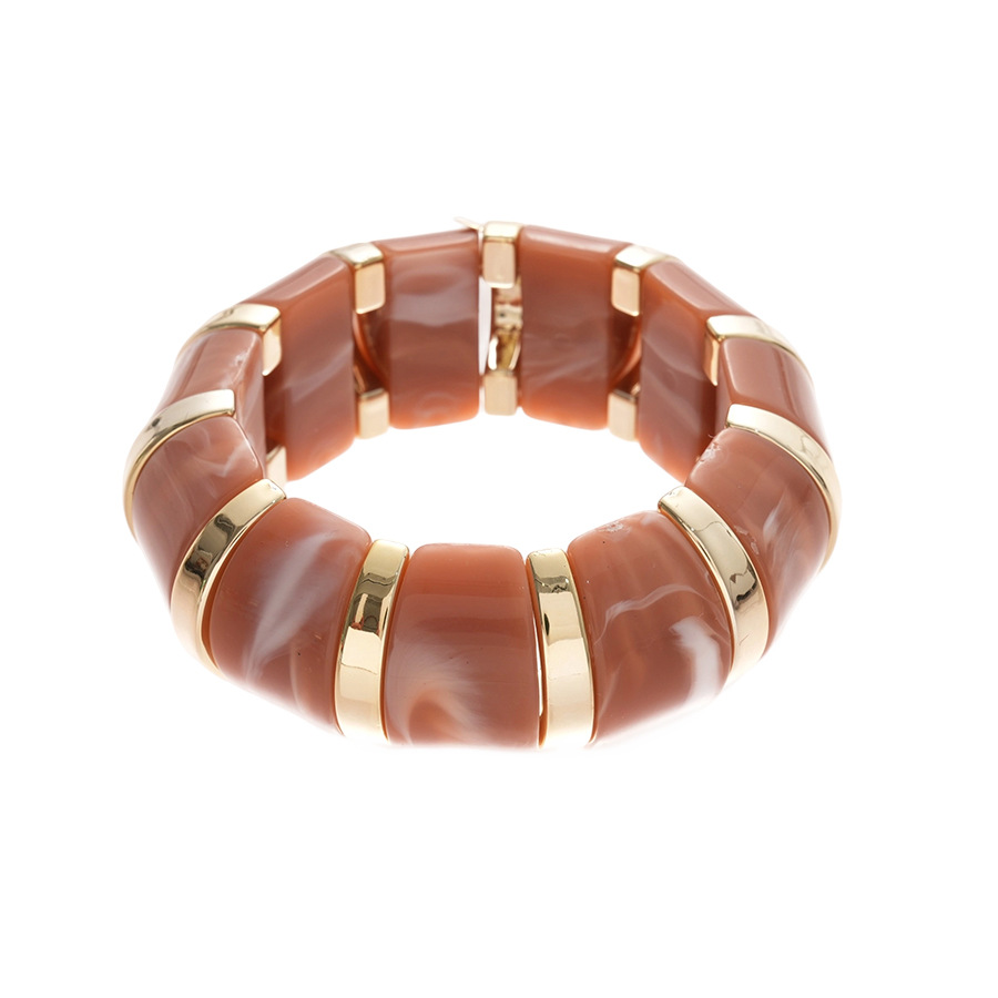 Pulsera de costura de mancha geométrica acrílica europea y americana, pulsera de moda de personalidad de nicho, joyería de temperamento único de alta calidad image 6