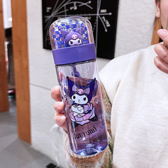 Sanrio Fantasy Water Cup High-Endurance Plastic Cup for Girls, Large Capacity, Student-School Portable Cute Space Cup
