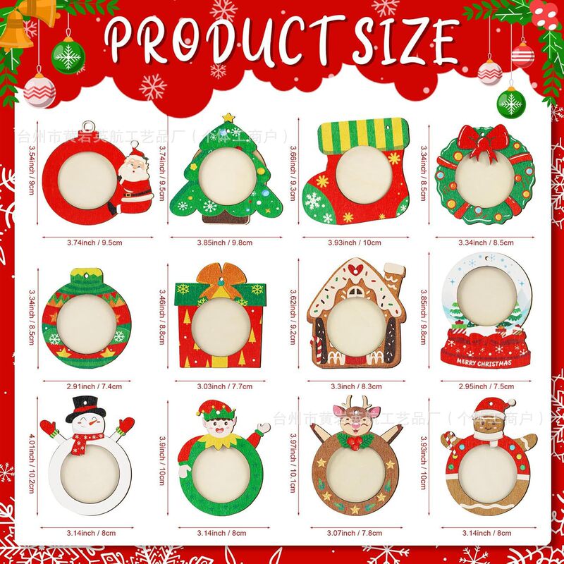 Amazon Christmas Decoration Wooden Photo Frame Creative Christmas Wreath DIY Photo Wooden Pendant Christmas Tree Decoration Amazon Christmas Decoration Wooden Photo Frame Creative Christmas Wreath DIY Photo Wooden Pendant Christmas Tree Decoration
