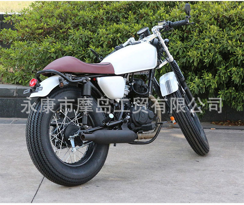 American CG Retro Motorcycle Street Car Prince Car Saddle Gasoline Motorcycle Two-wheeled Motorcycle