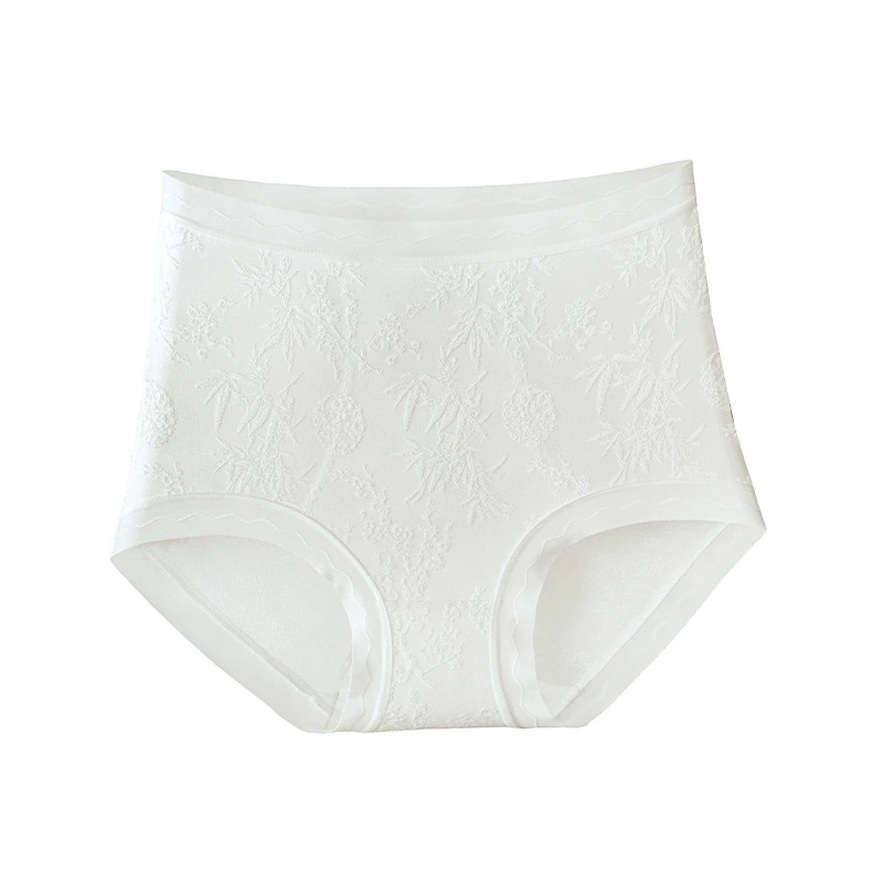 美宅 Underwear, кружевные брюки, антибактериальные шелковые длинные брюки, высокая талия, плюс размер