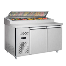 沙拉櫃商用展示櫃披薩冷藏櫃風冷工作台冰箱商用比薩沙拉櫃子設備