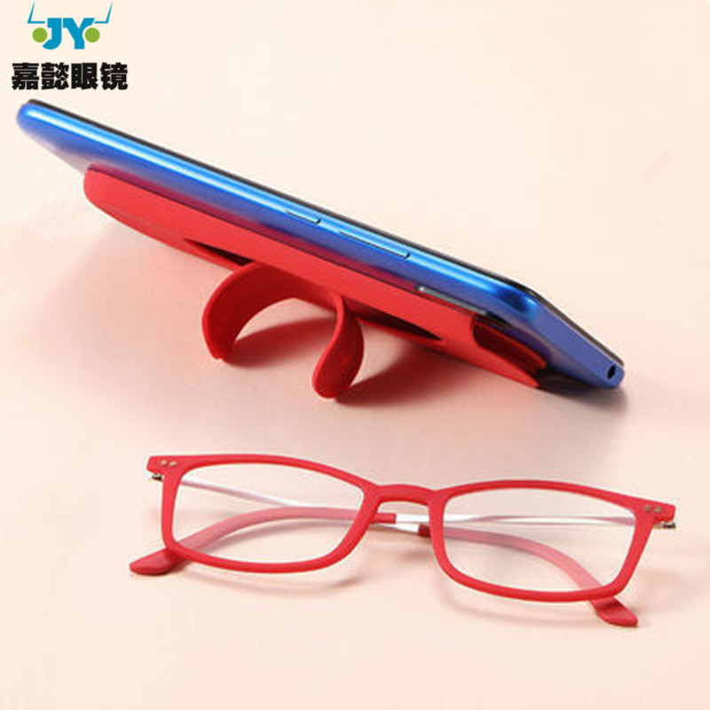A generation of anti-blue light old mirror Net red hot push cross-border mobile phone bracket reading glasses