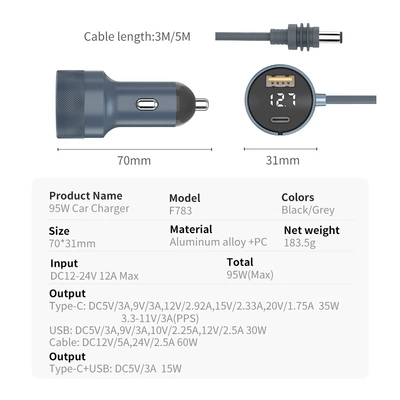 Cable Bw-12-F783 Car Cigarette – Siqaret yandırıcısı