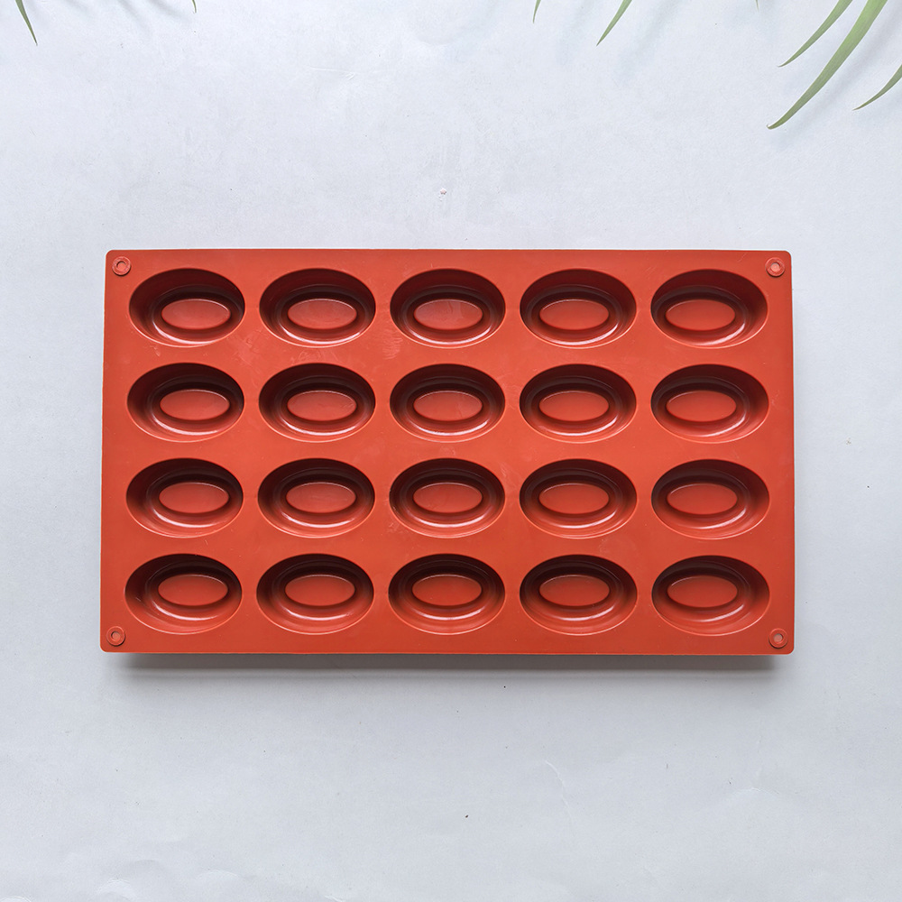 20 donuts oval 47 molde de galletas de chocolate molde de pastel molde de helado molde de silicona