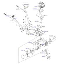 海道微耕机配件大全小型松土机旋耕机农机