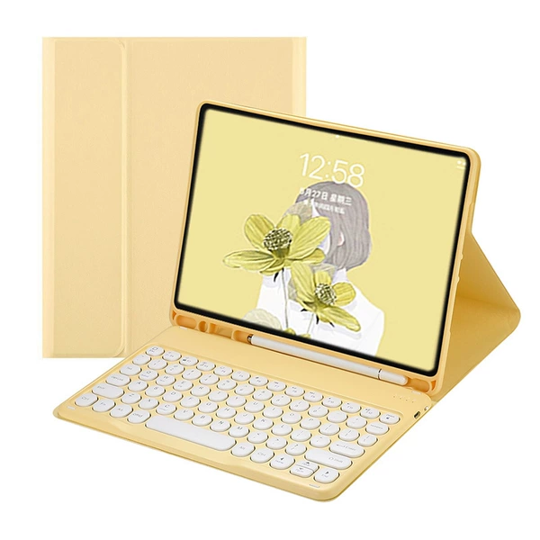 Yellow keyboard, bluetooth