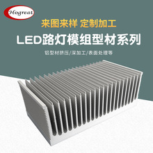 散热片铝型材LED路灯模块组铝型材散热器 大功率铝合金散热器厂家