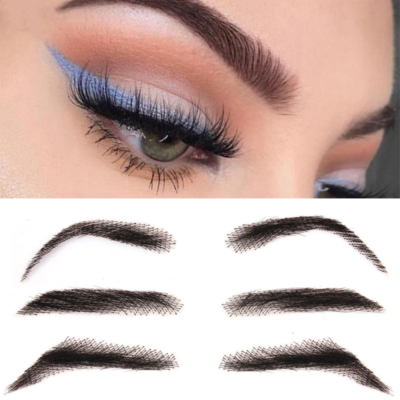 [Movie and Tv Show Performance] Full Hand-Woven Invisible Realistic Full Human Hair Lace Eyebrow Wig for Women