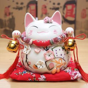 Lucky Cat Large and Small Ornaments Piggy Bank Shop Opening Giving Home Ornaments Creative Gifts Ceramic Crafts