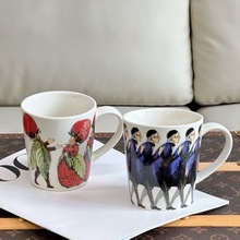DH系列骨瓷马克咖啡杯手握杯水杯情侣对杯礼盒包装家用送礼