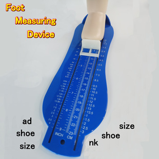 Cross-Border E-Commerce British Code and Centimeters Comparison Kidsren's Foot Measurer Ukcm Kidsren's Shoes Companion